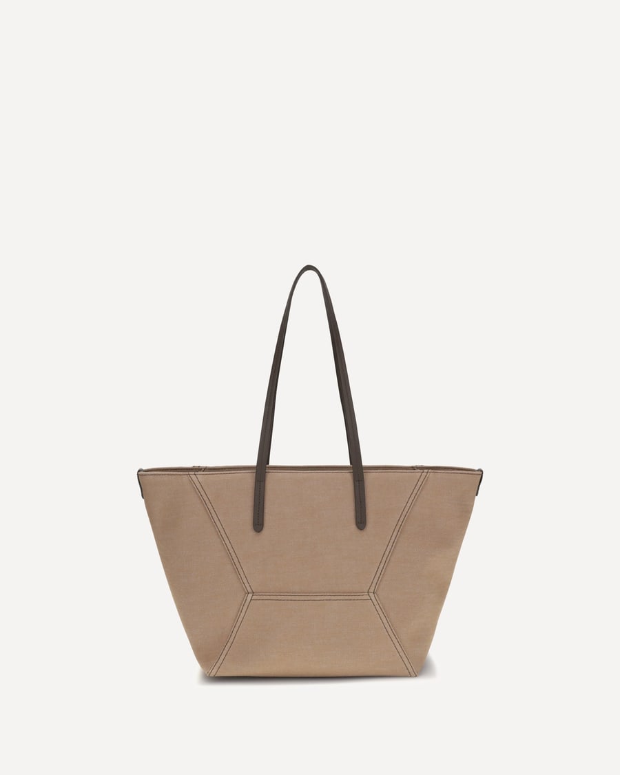 Brunello Cucinelli Canvas Shoulder Bag