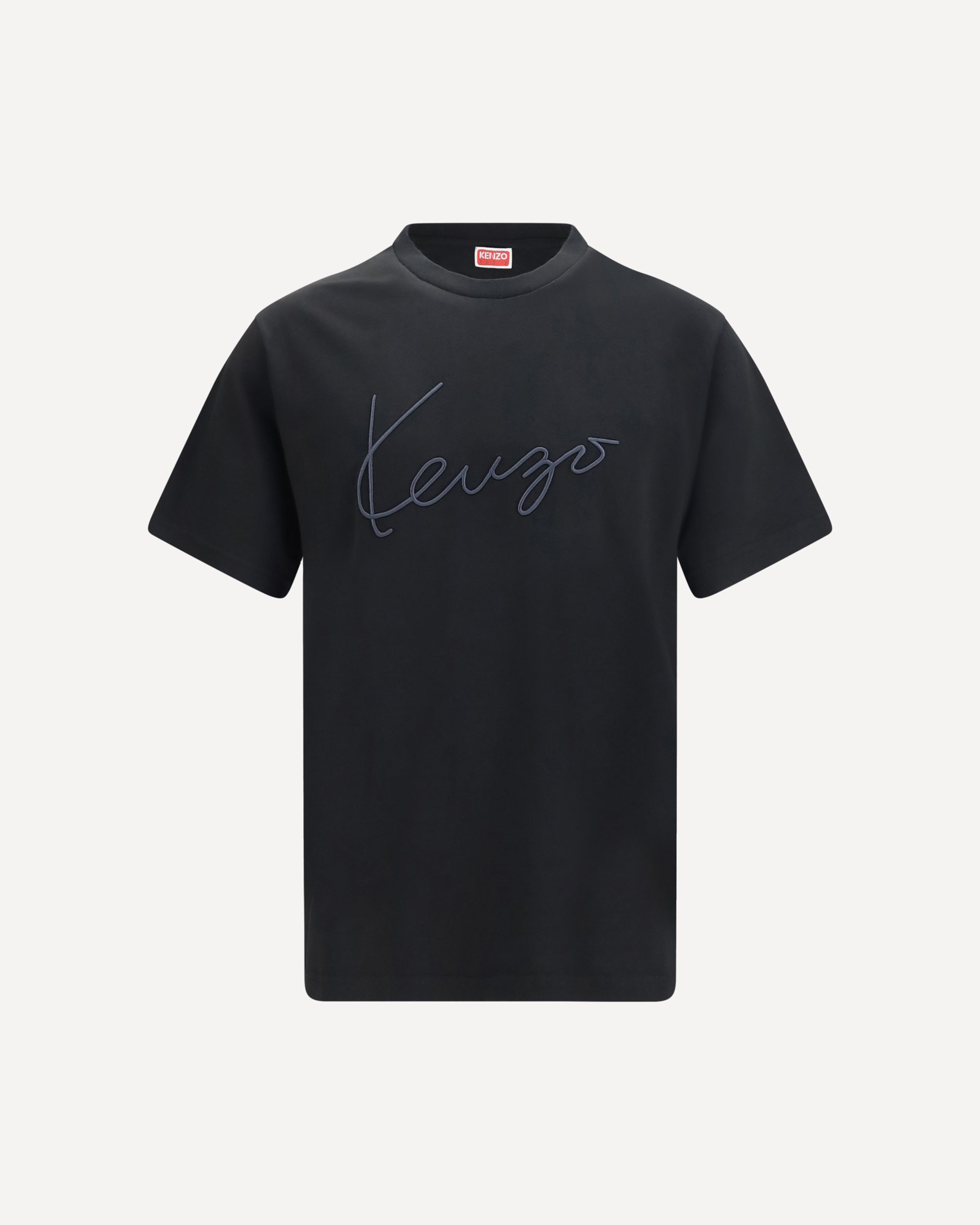 KENZO Embroidered signature cotton T-shirt