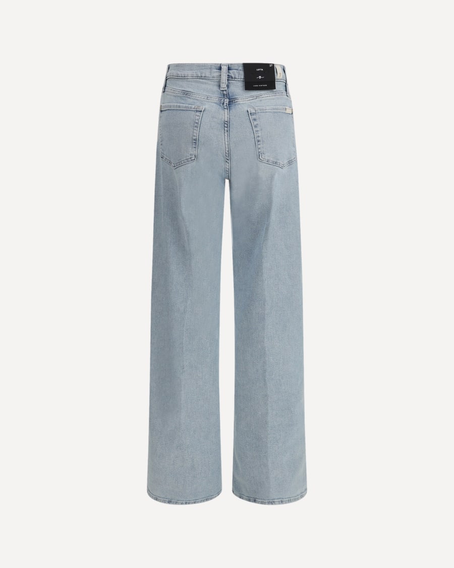7FOR Lotta Wide-Leg Jeans, view 4