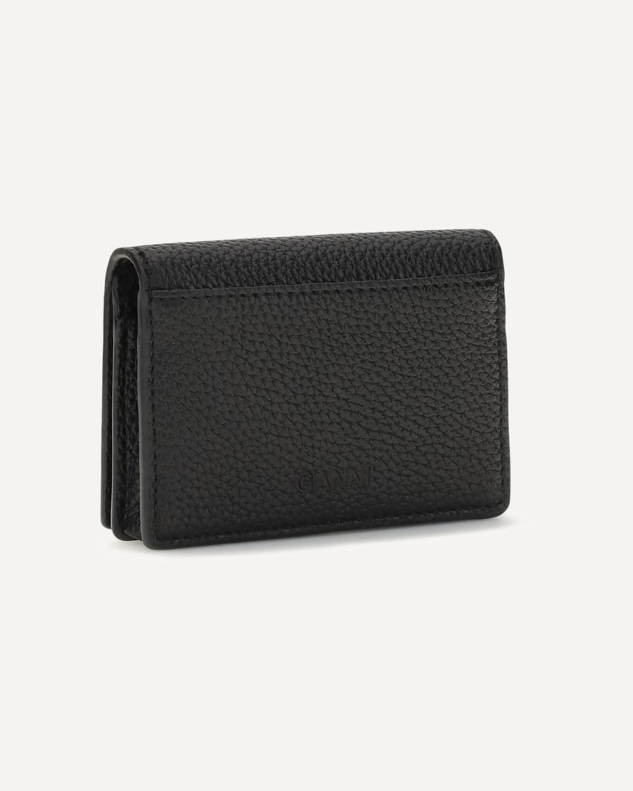 Ganni Ganni Bou Card Holder With Flap Grained, view 4
