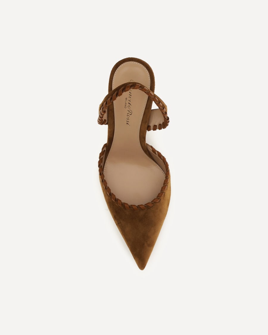 GIANVITO ROSSI Suede Pumps, view 6