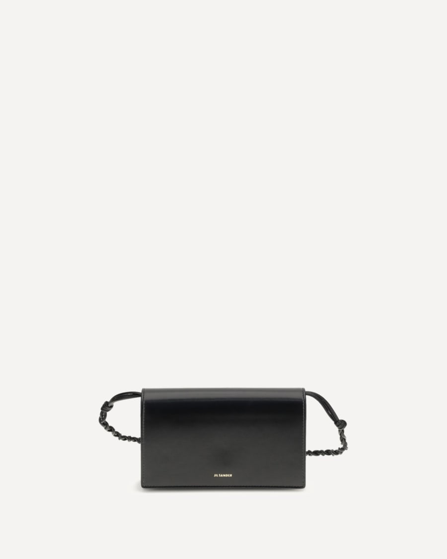 Jil Sander Tangle Wallet with shoulder strap