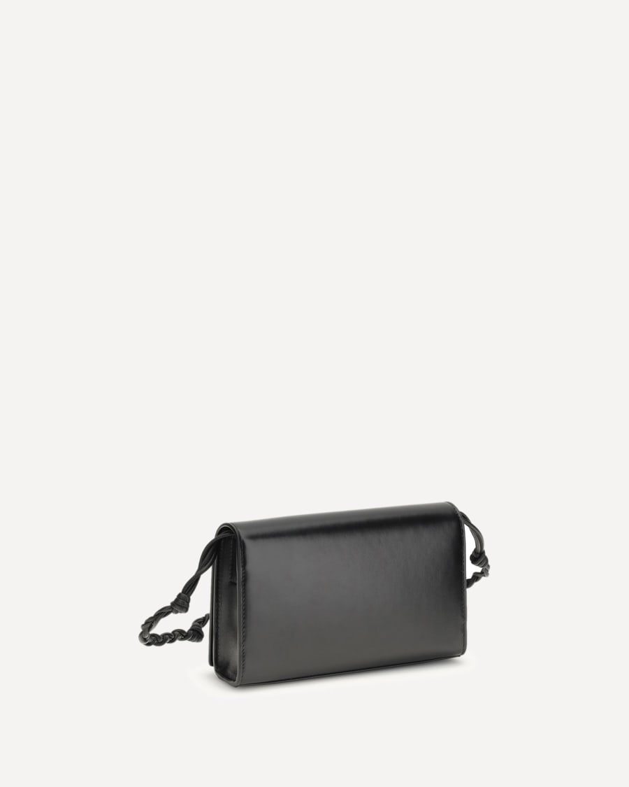 Jil Sander Tangle Wallet with shoulder strap, view 2