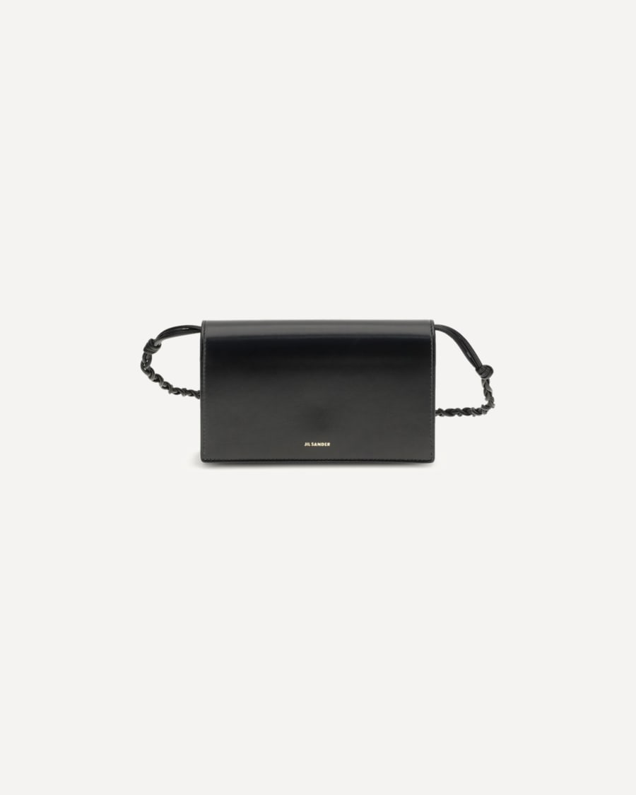 Jil Sander Tangle Wallet with shoulder strap, view 3