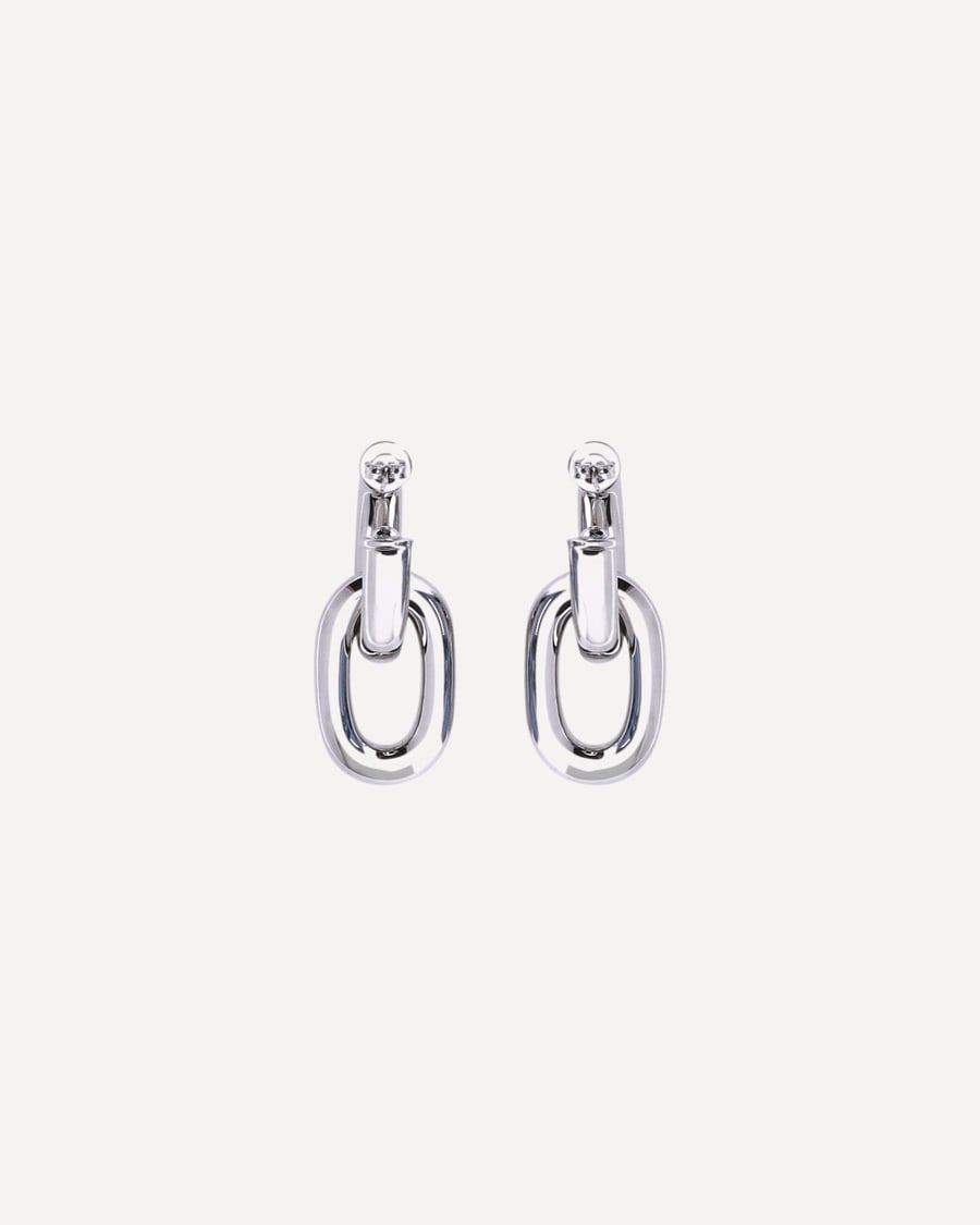 RABANNE Double XL Link Earrings, view 2