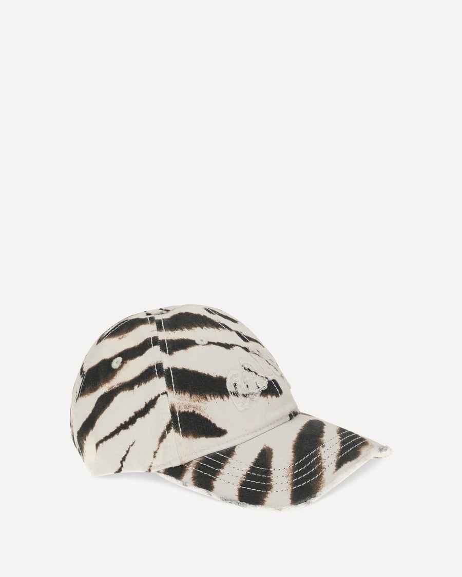 Ganni Zebra print Baseball cap, view 2