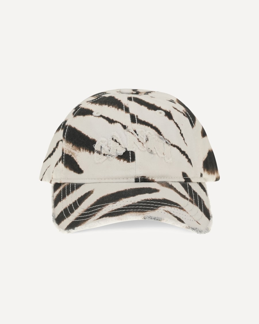 Ganni Zebra print Baseball cap, view 3