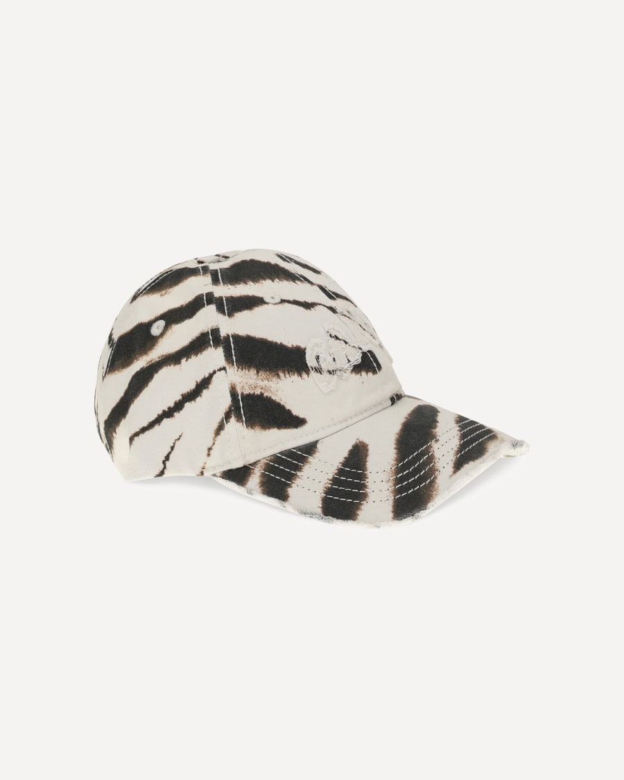 Ganni Zebra print Baseball cap, view 4