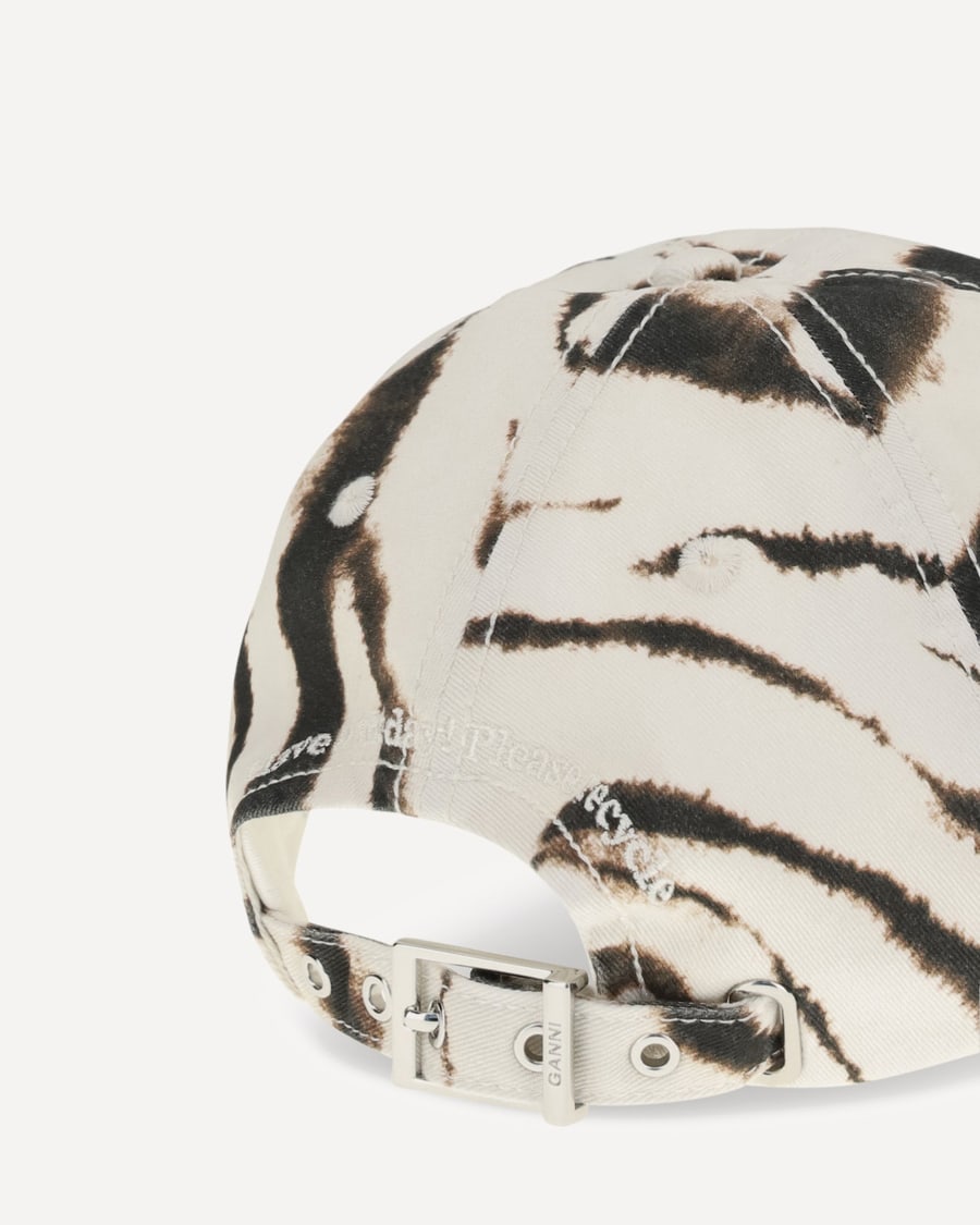 Ganni Zebra print Baseball cap, view 5