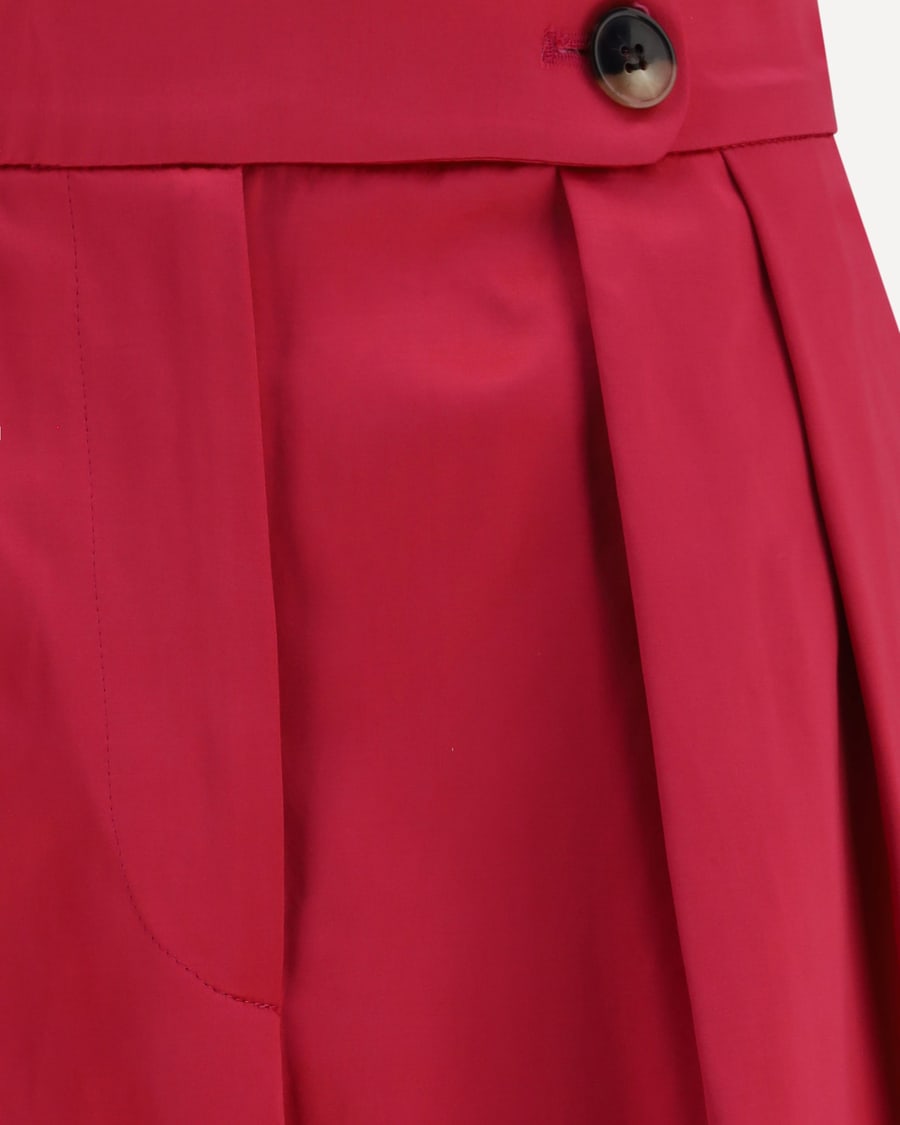 Dries Van Noten Wide pleated Pants in washed cotton and acetate, view 5