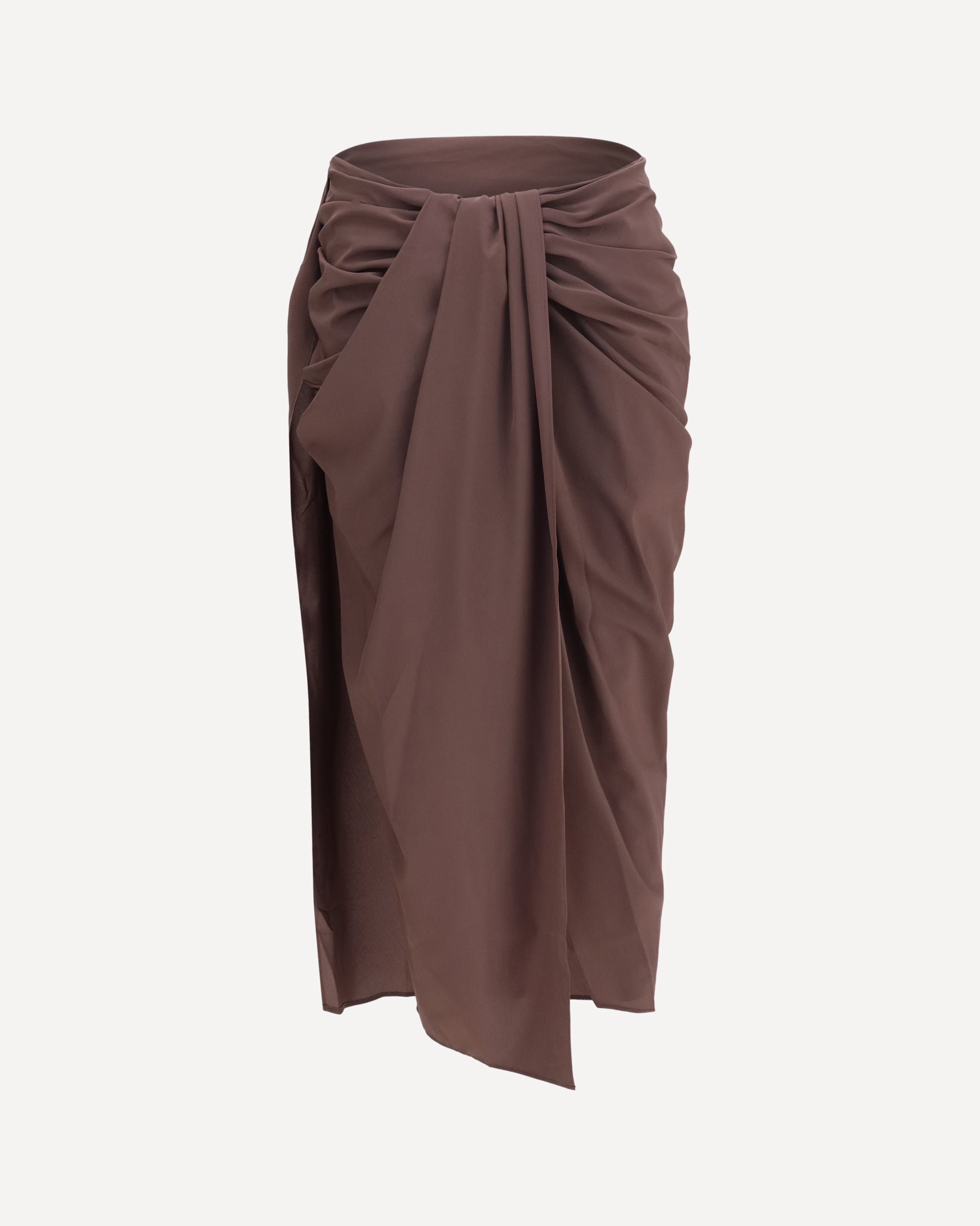 Jacquemus Pareo Skirt in stretch muslin