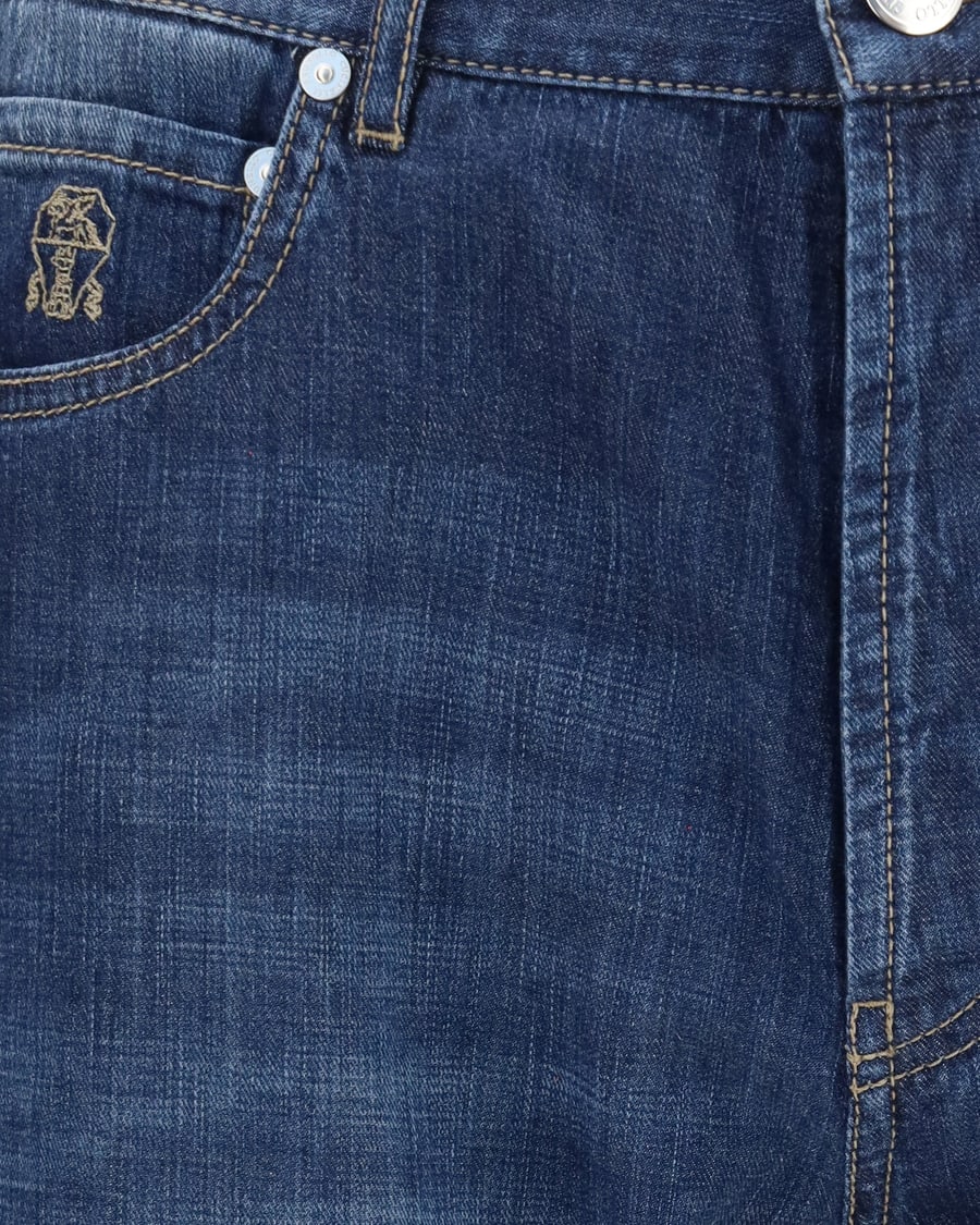 Brunello Cucinelli Lightweight denim Pants, view 5