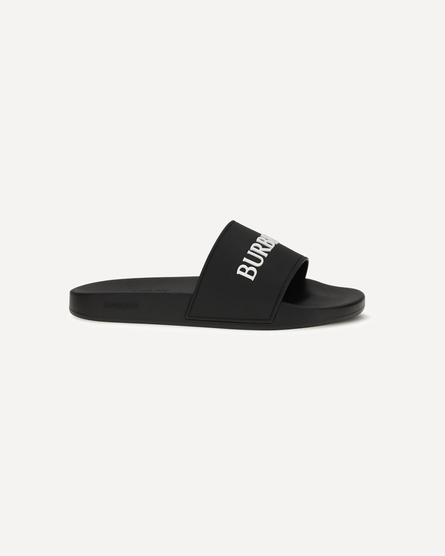 Burberry Logo Slippers, view 3