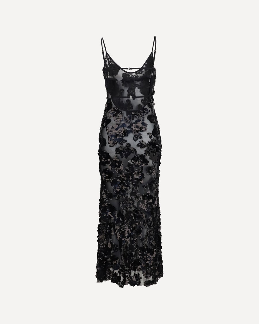 NISSA Long sequin Dress, view 4