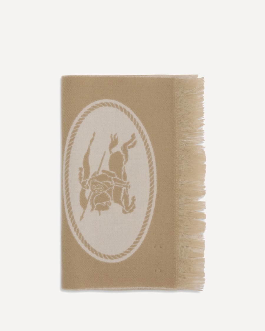 Burberry Logo wool Scarf