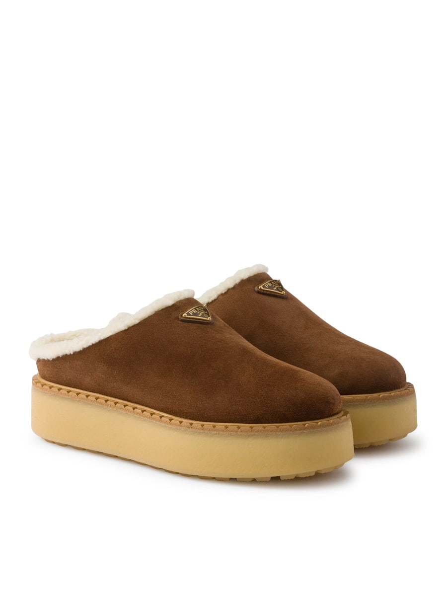 Prada SUEDE MULES, view 2