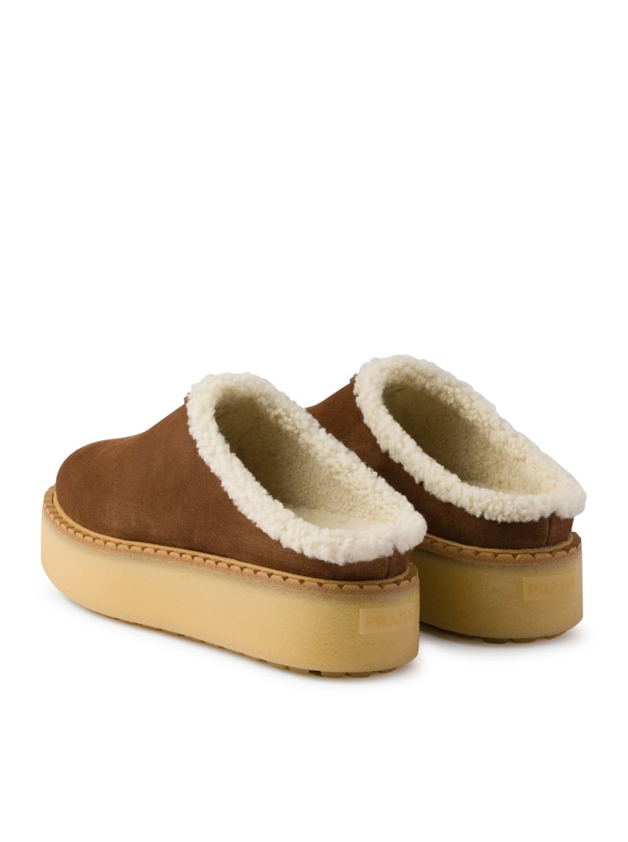 Prada SUEDE MULES, view 3