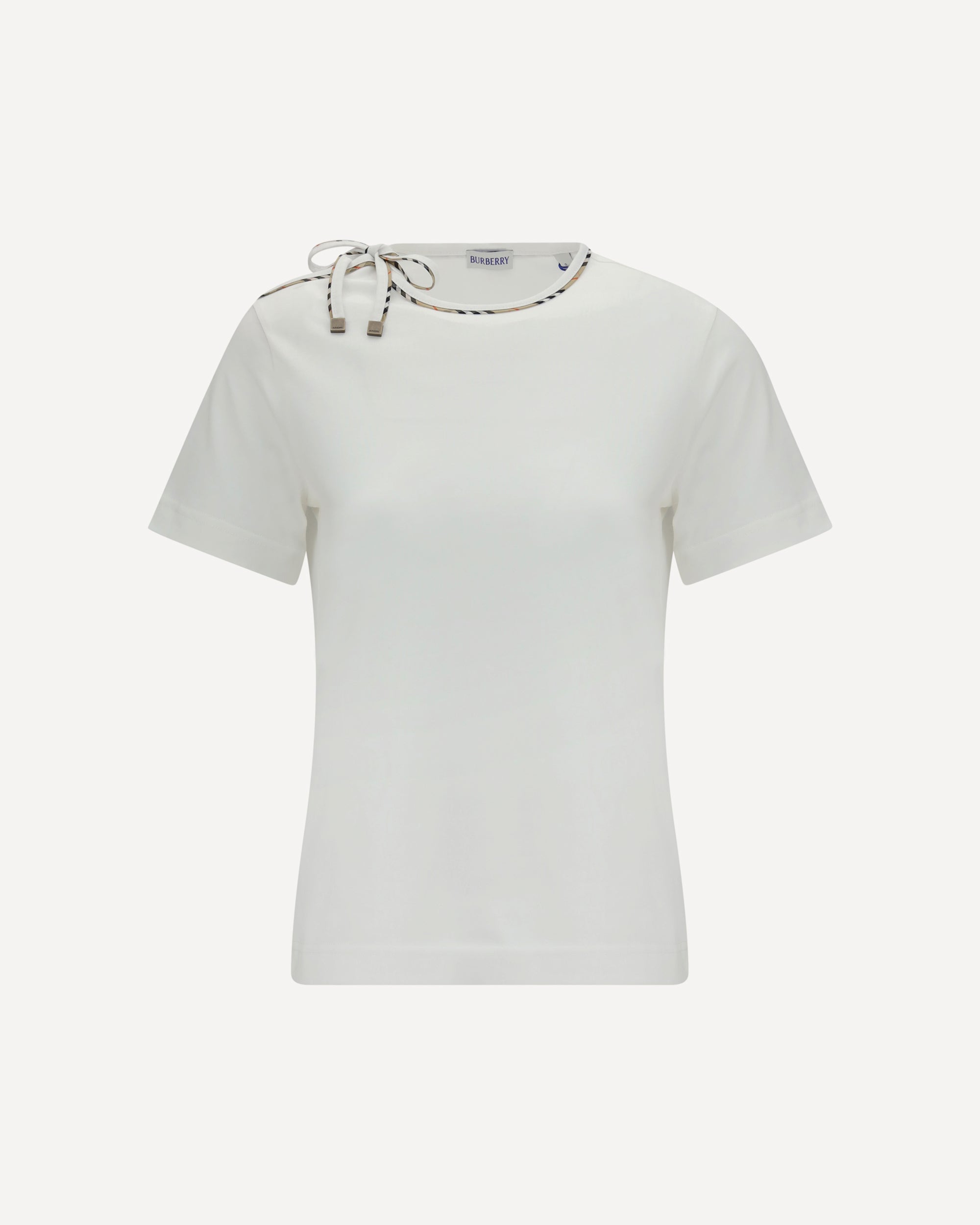 Burberry Cotton lace-detail T-shirt