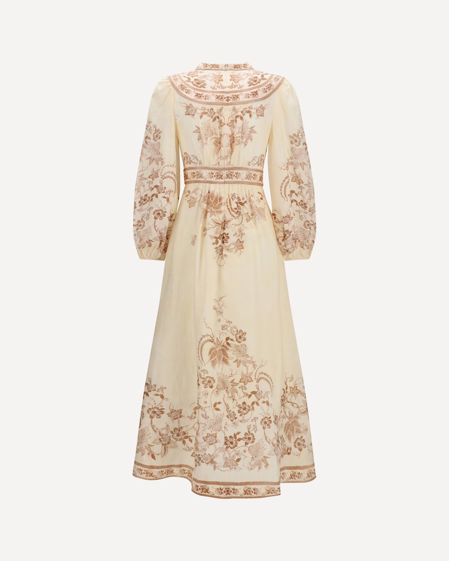 Zimmermann Indra Plunge floral Dress, view 2