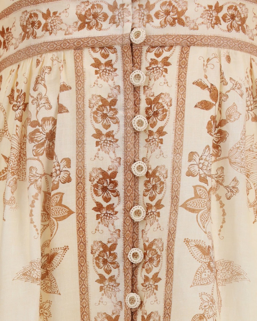 Zimmermann Indra Plunge floral Dress, view 5