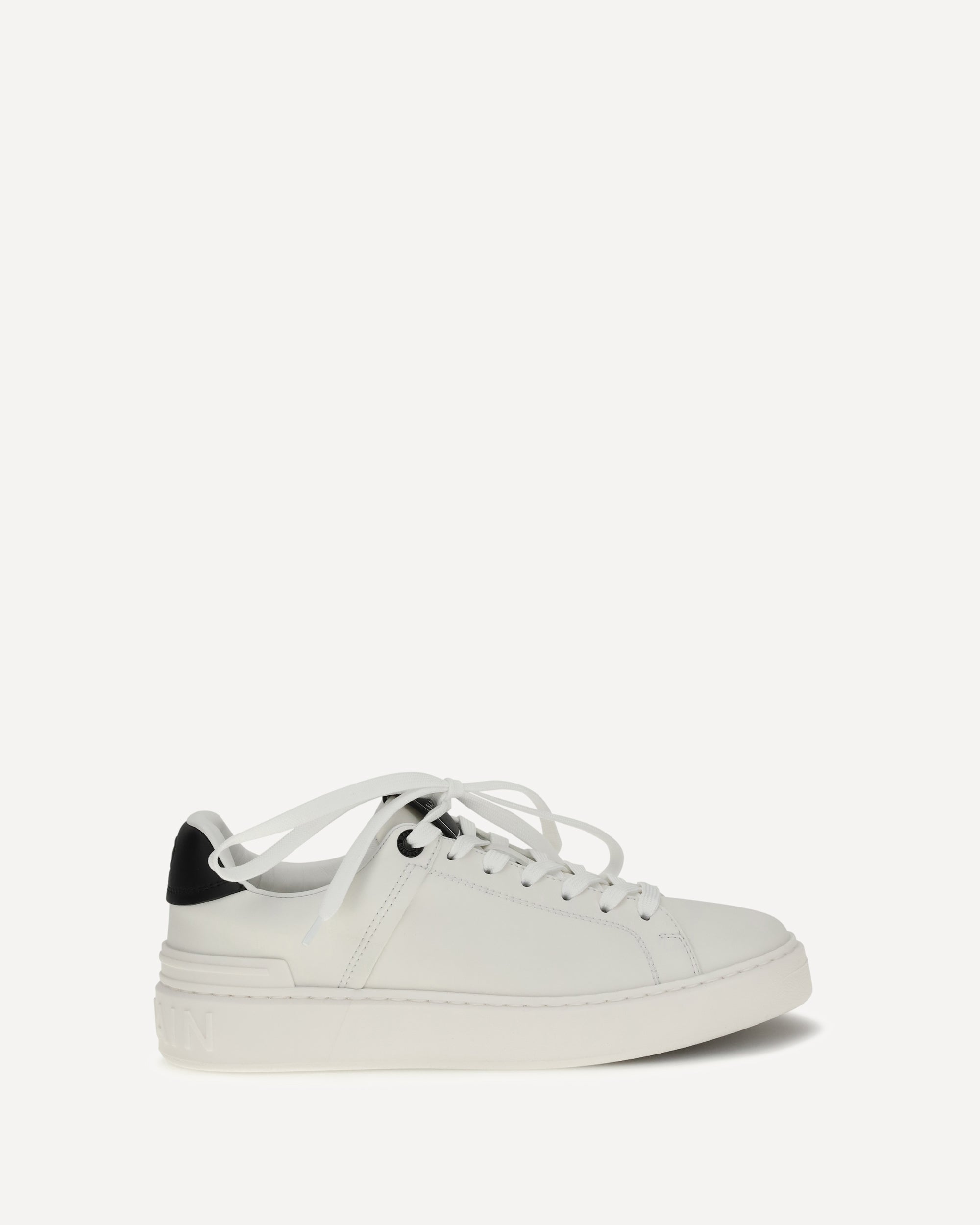 Balmain B-Court Sneakers in calfskin leather