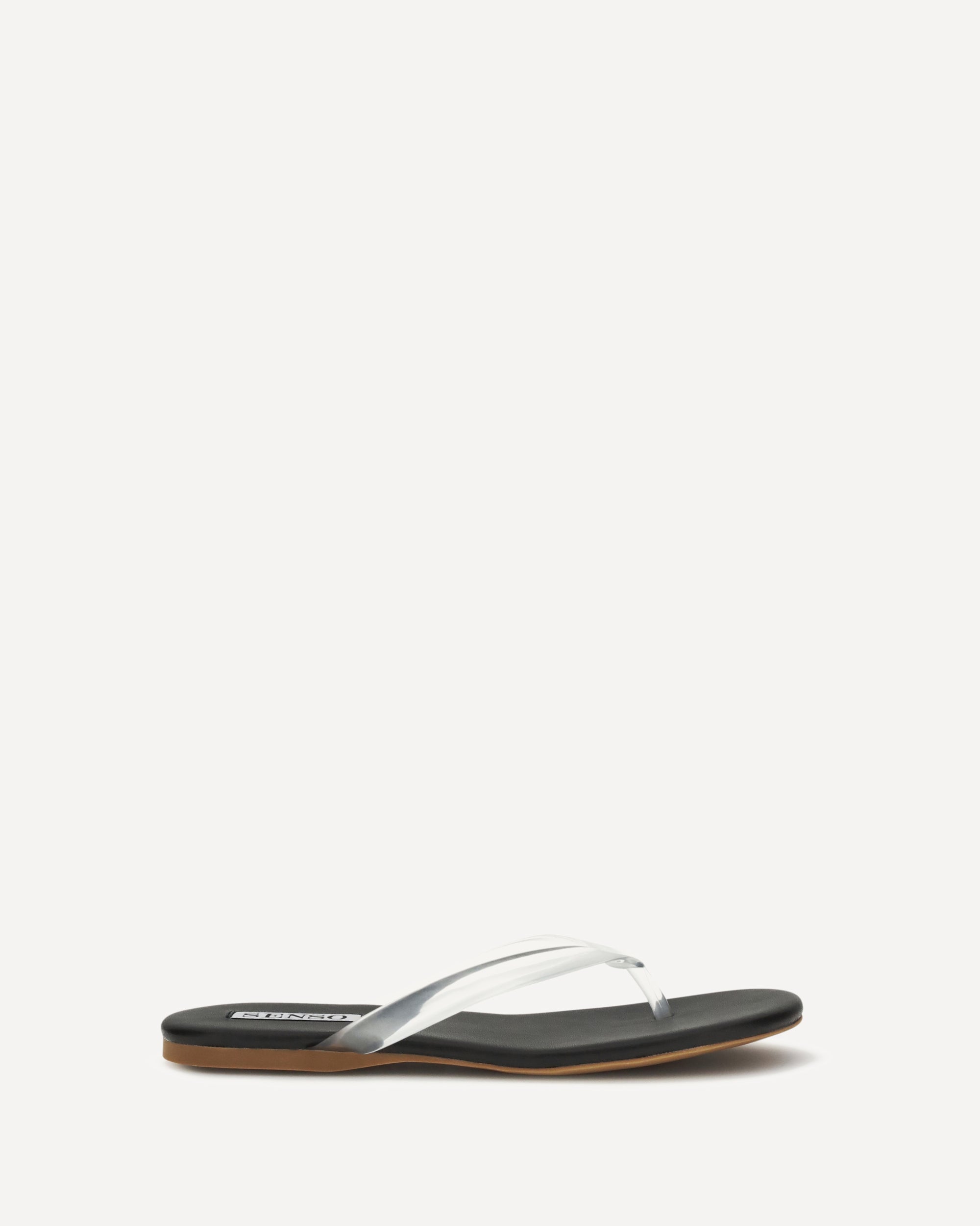 SENSO Leather and rubber flip-flop Sandals
