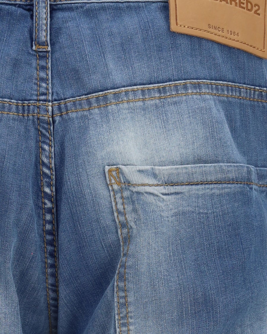 Dsquared2 Cotton Jeans with logo application, view 5
