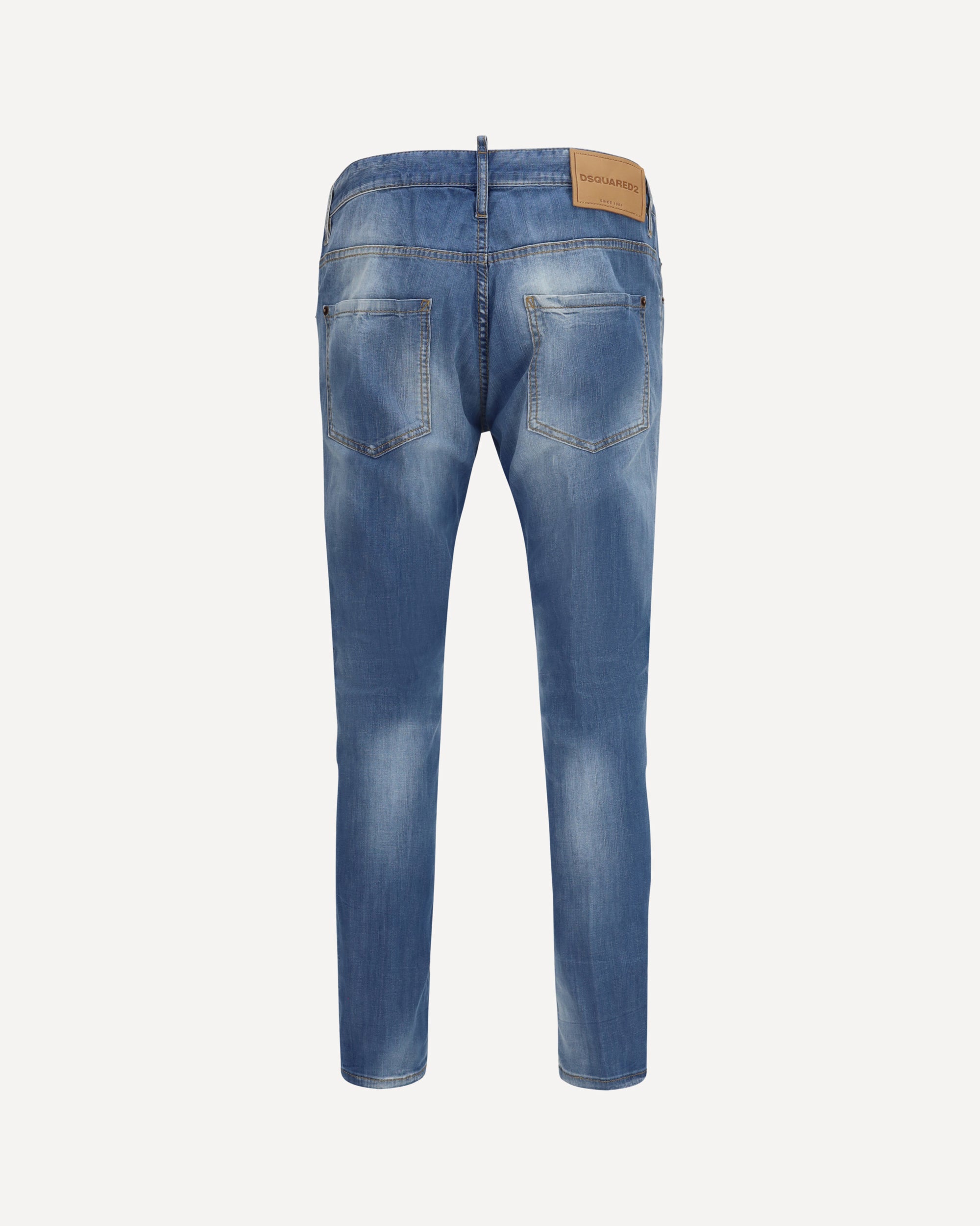 Dsquared2 Cotton Jeans with logo application, view 2