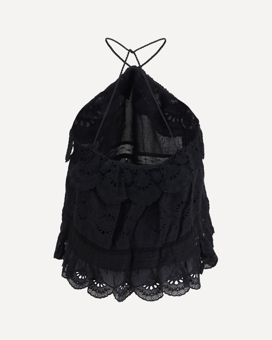 MARANT ETOILE Prisha Ruffle Top, view 2