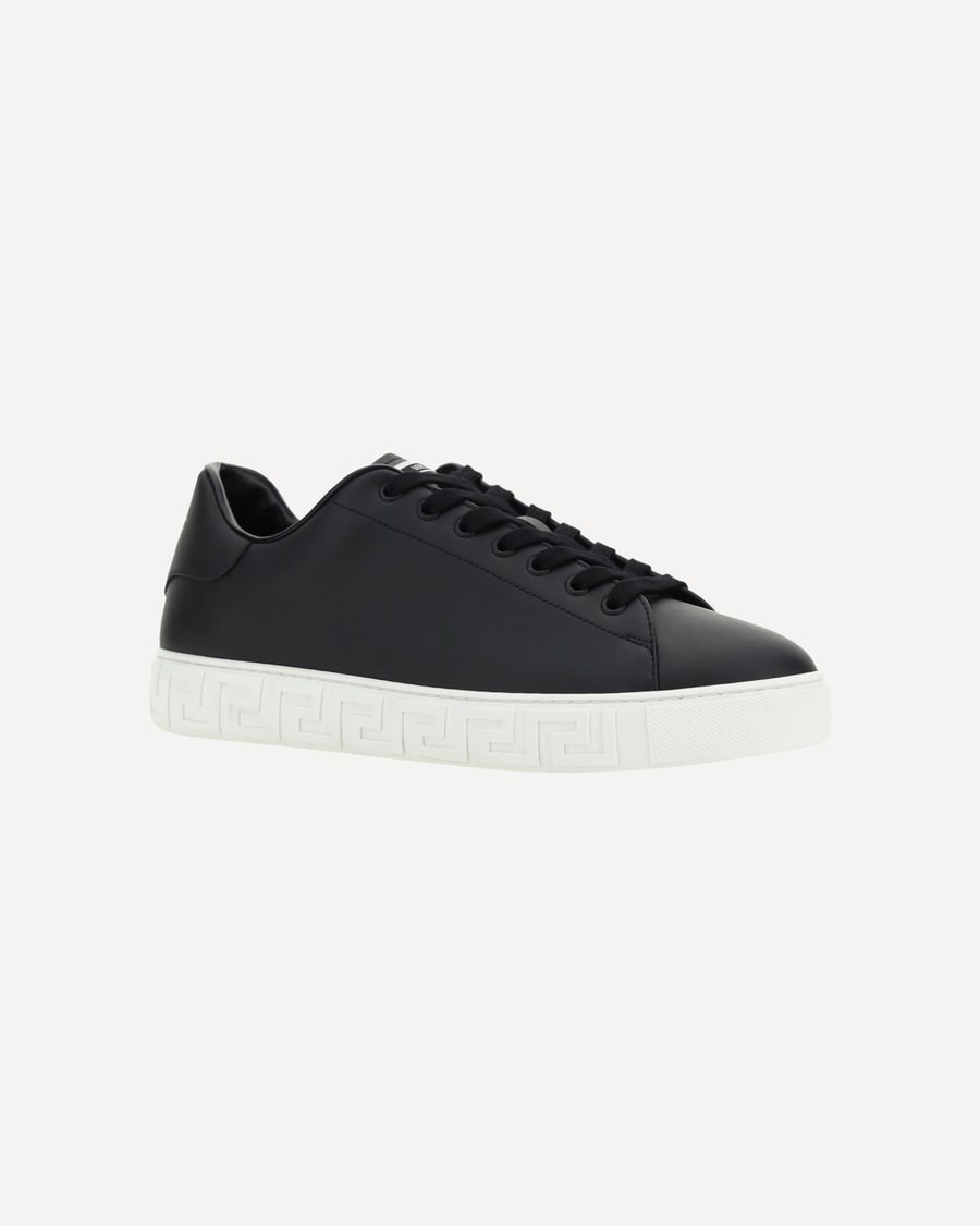 Versace Leather Sneakers, view 4