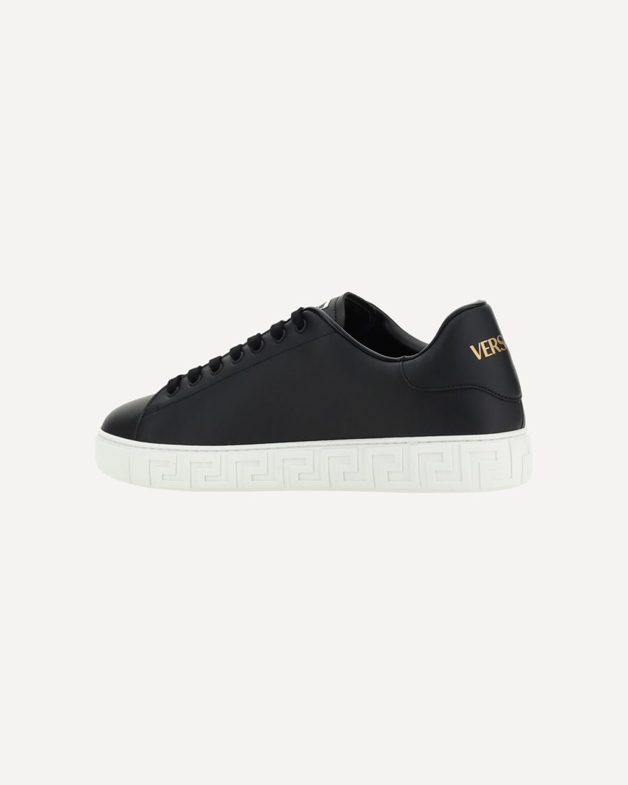 Versace Leather Sneakers, view 5