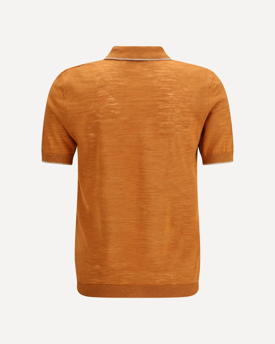 BROOKSFIELD Linen blend Polo, view 2
