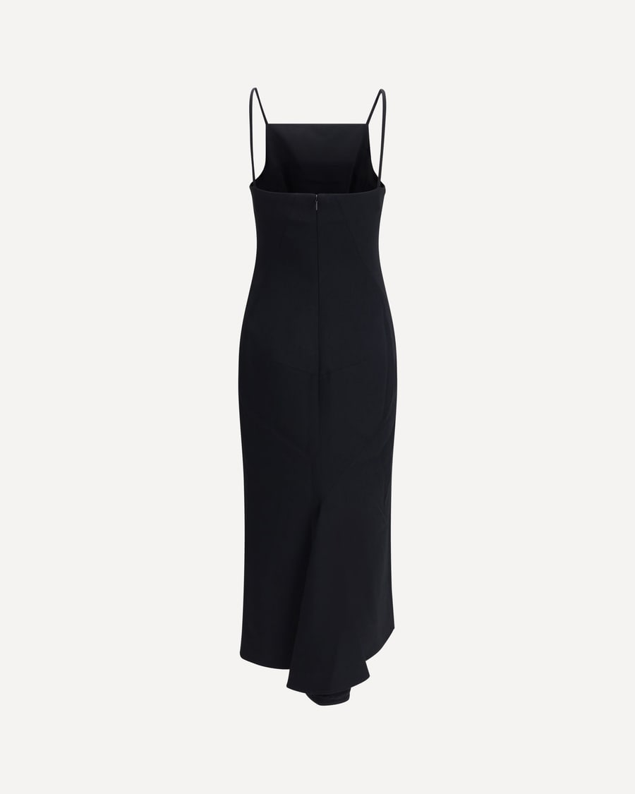 Givenchy Midi Dress with draped back, view 4