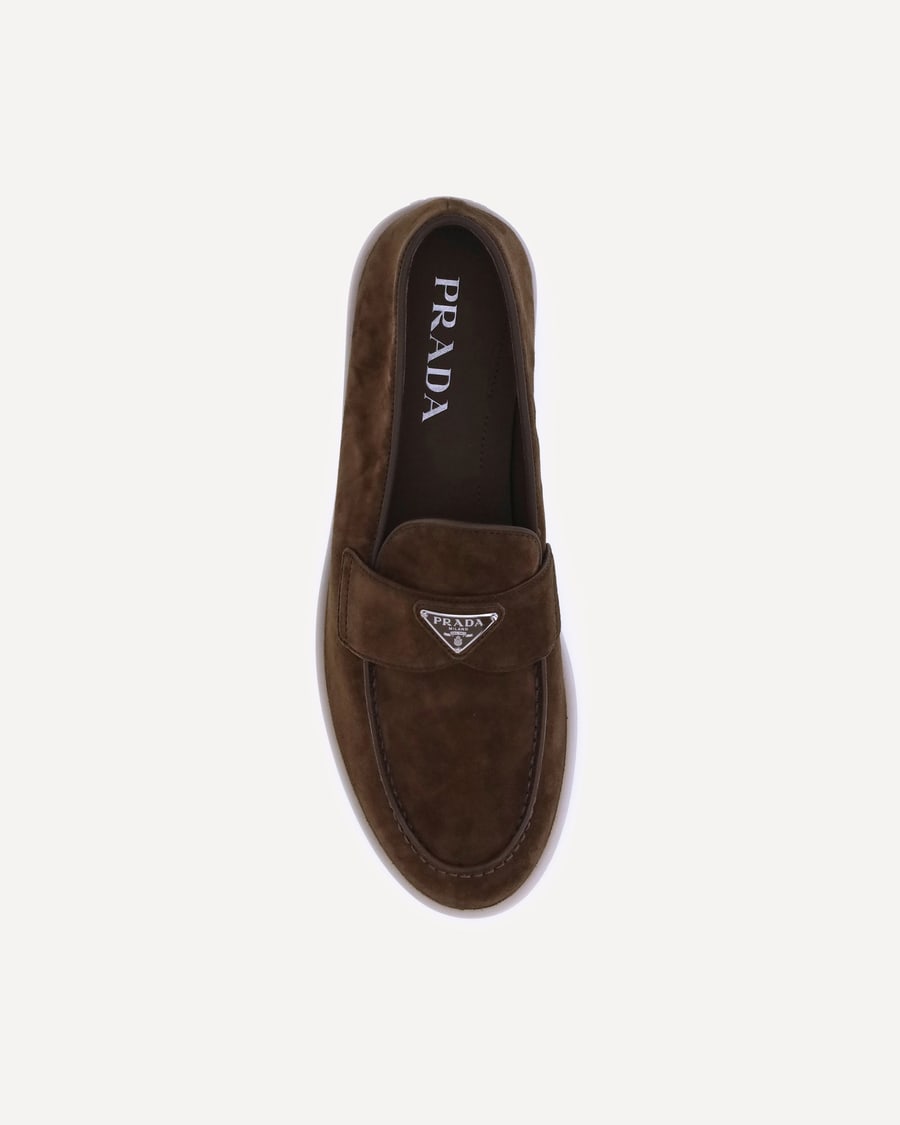 Prada Suede Loafers, view 6