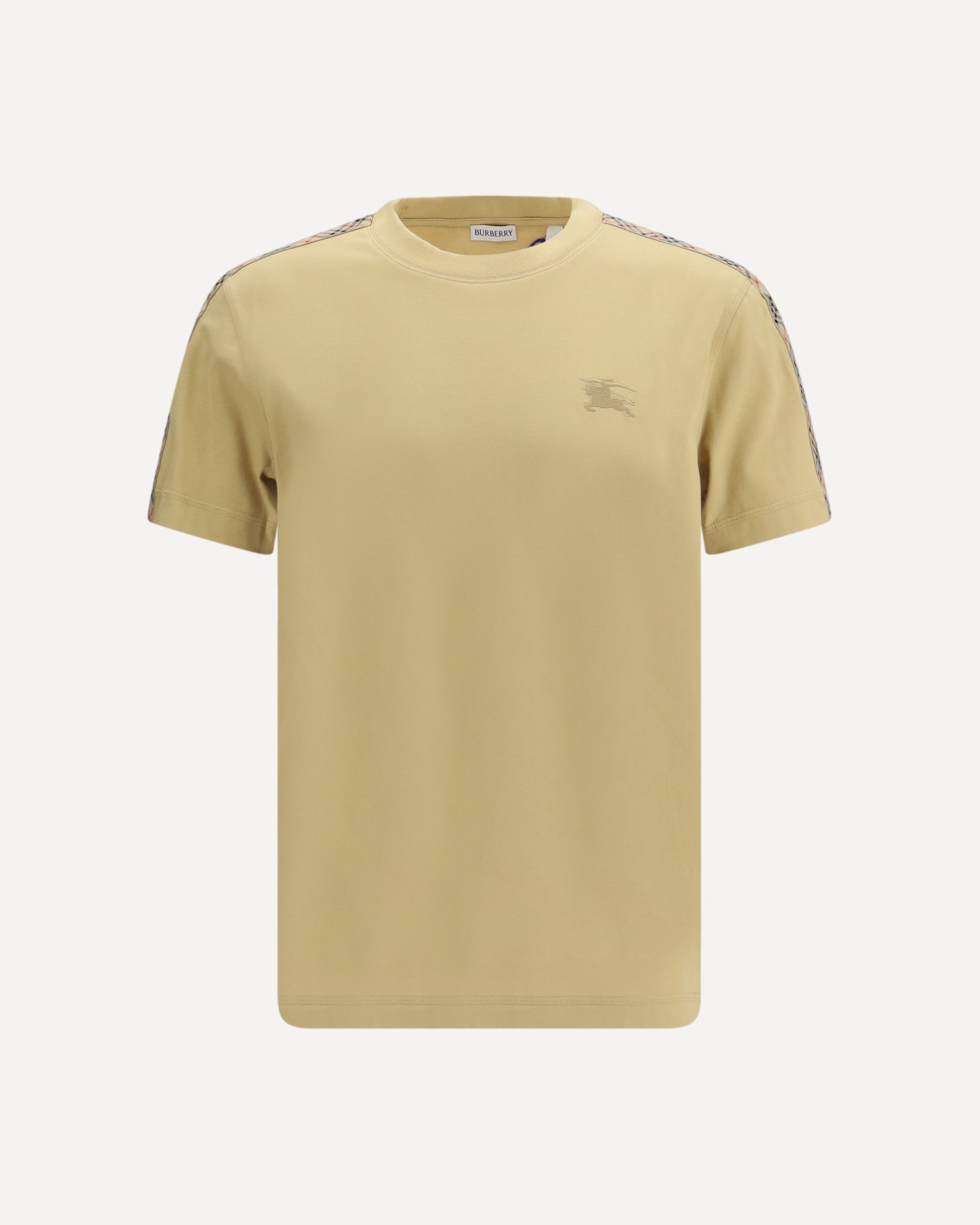Burberry T-shirt with Check trims