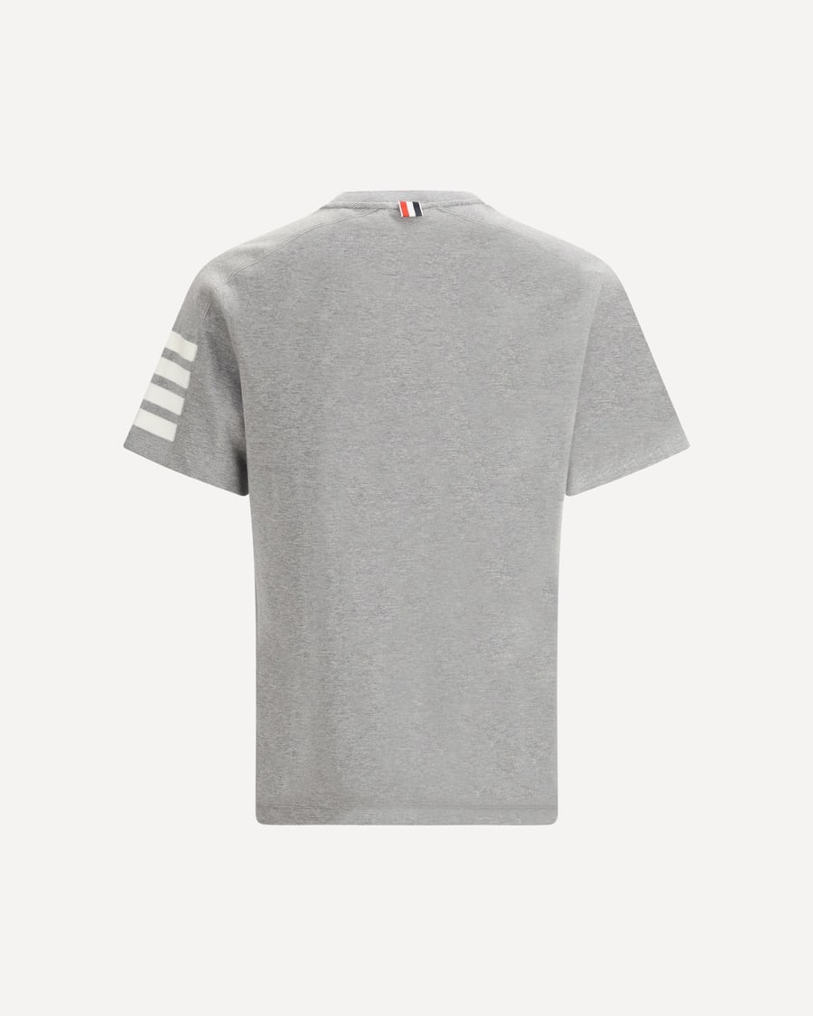 Thom Browne T-shirt with horizontal bands, view 4