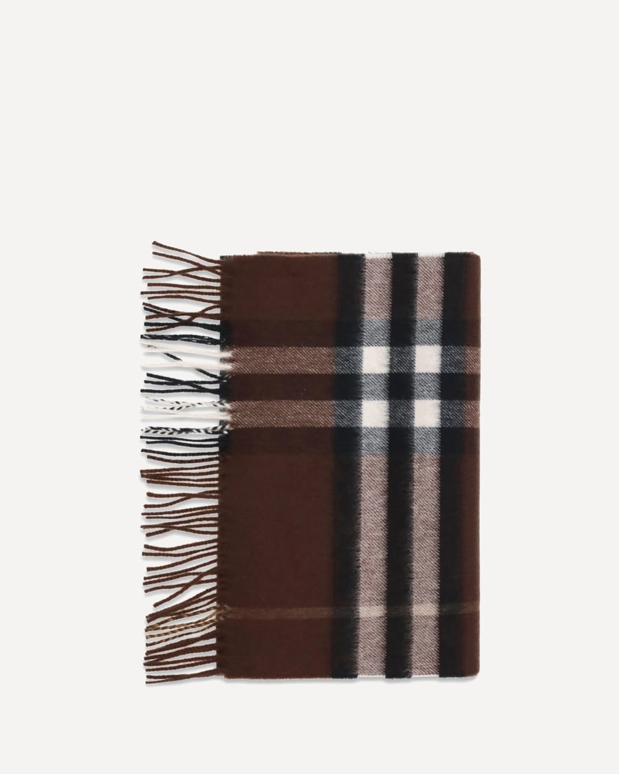 Burberry Cashmere Archive Check Scarf