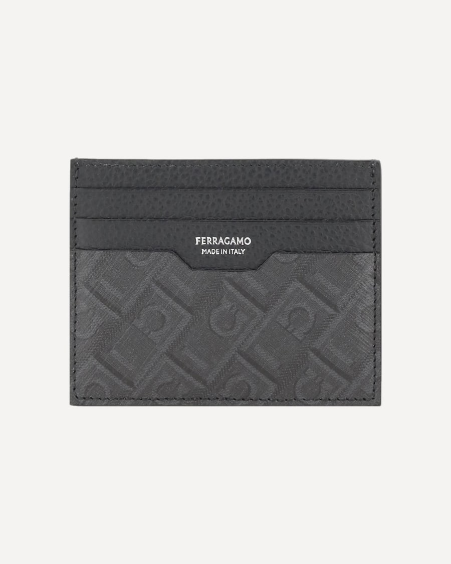 Ferragamo Leather Cardholder, view 3