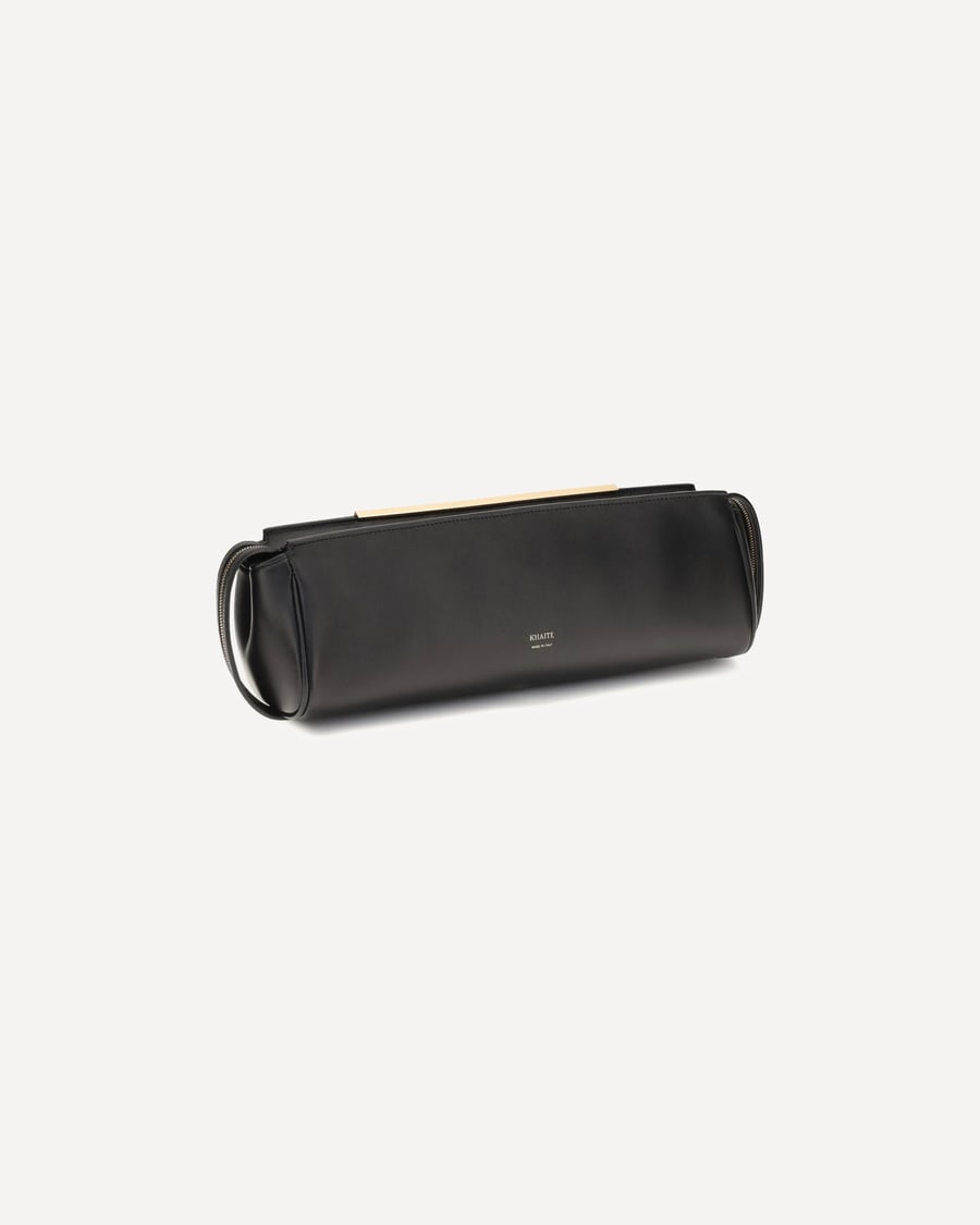 KHAITE Evening leather Clutch, view 4