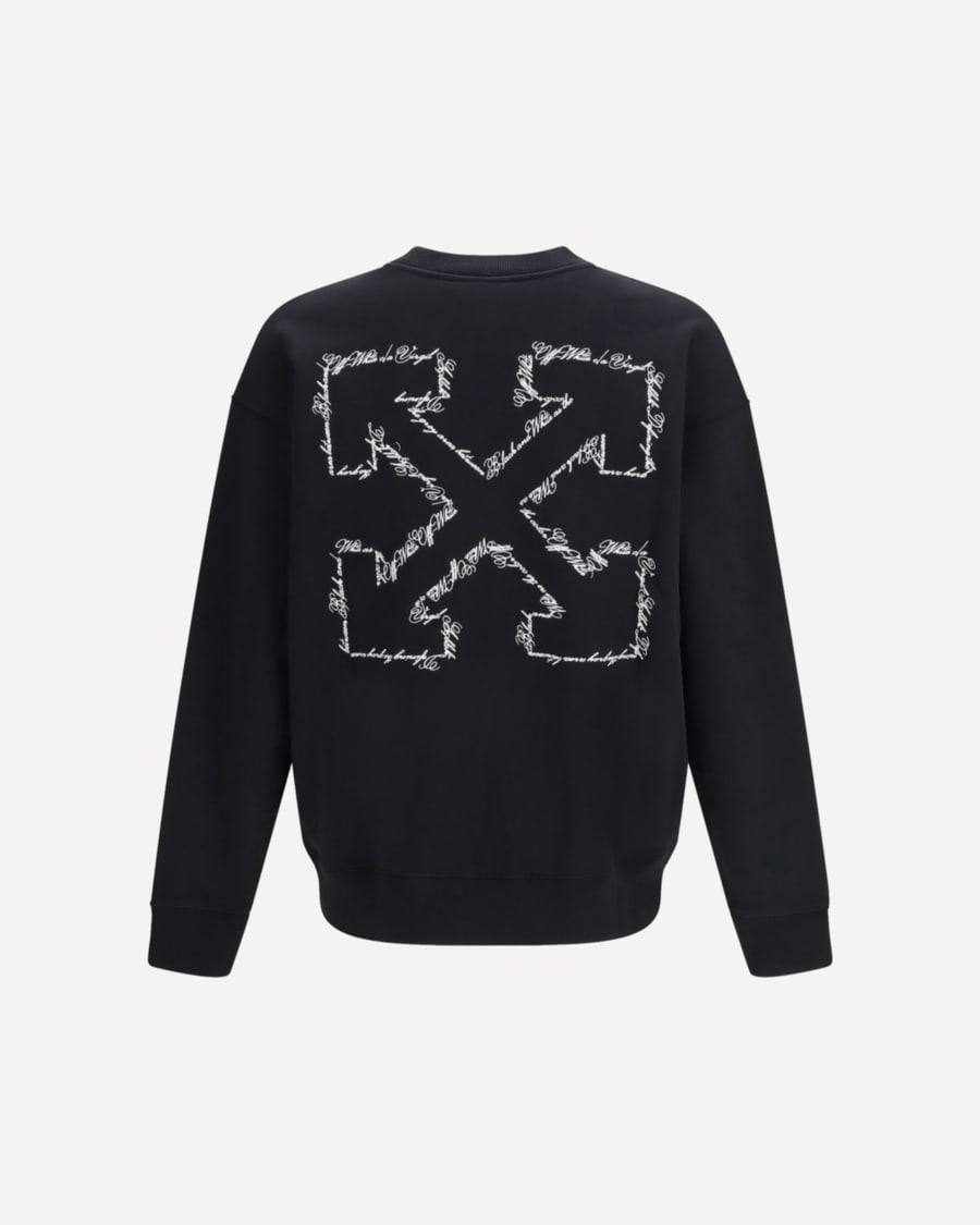 Off-White Script Arrow crewneck Sweatshirt, view 4