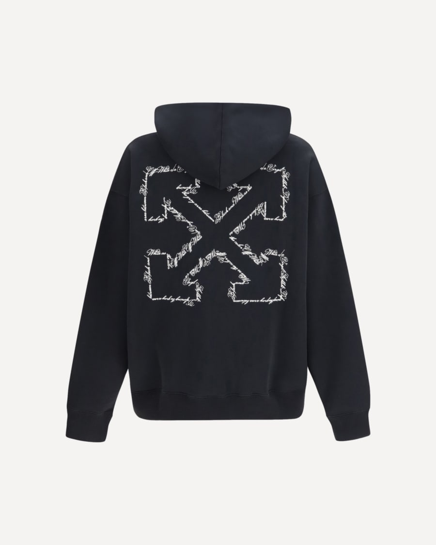 Off-White Script Arrow Diagonal Skate Hoodie, view 2