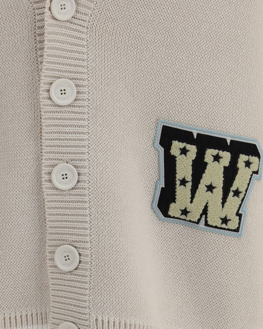 Off-White Star Logo Diagonal Varsity Cardigan, view 5