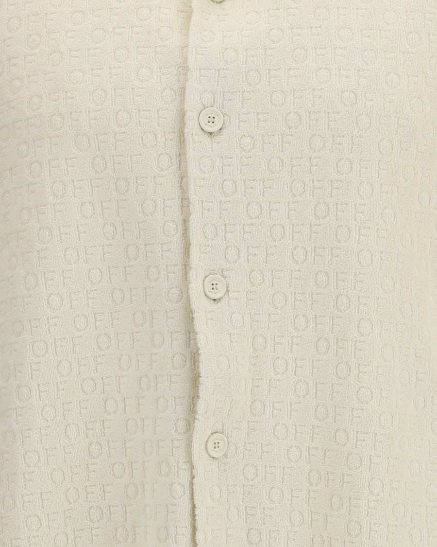 Off-White Off Terry Bowling Shirt, view 5