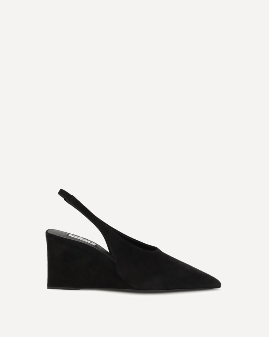 Alaïa Cube wedge slingback Pumps