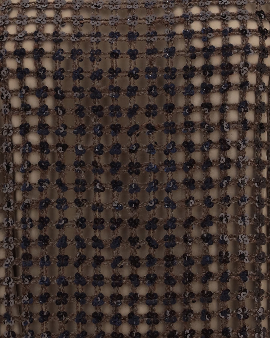 Brunello Cucinelli Sequin mesh mini Dress, view 5