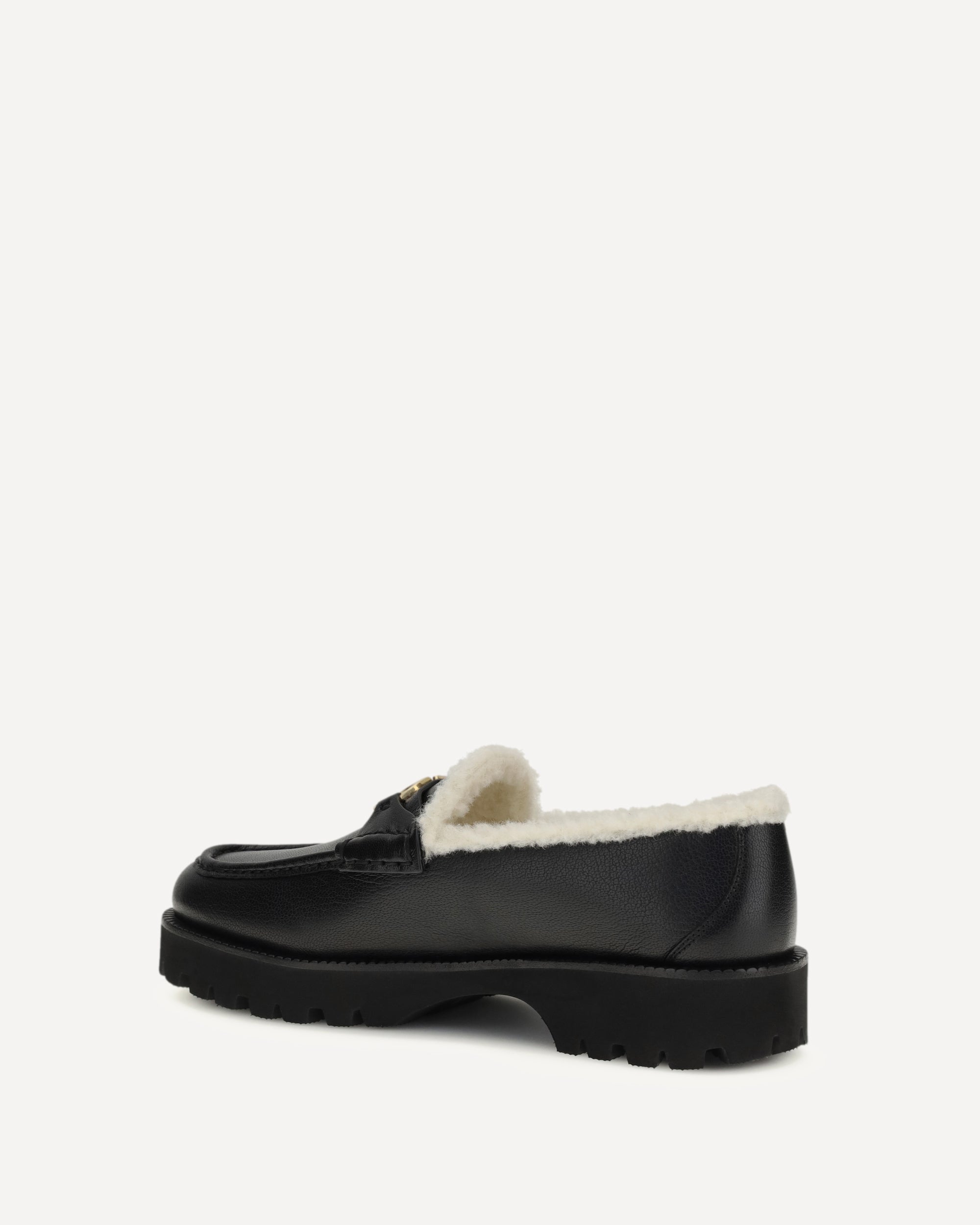 Valentino Garavani Vlogo fur Loafers, view 2