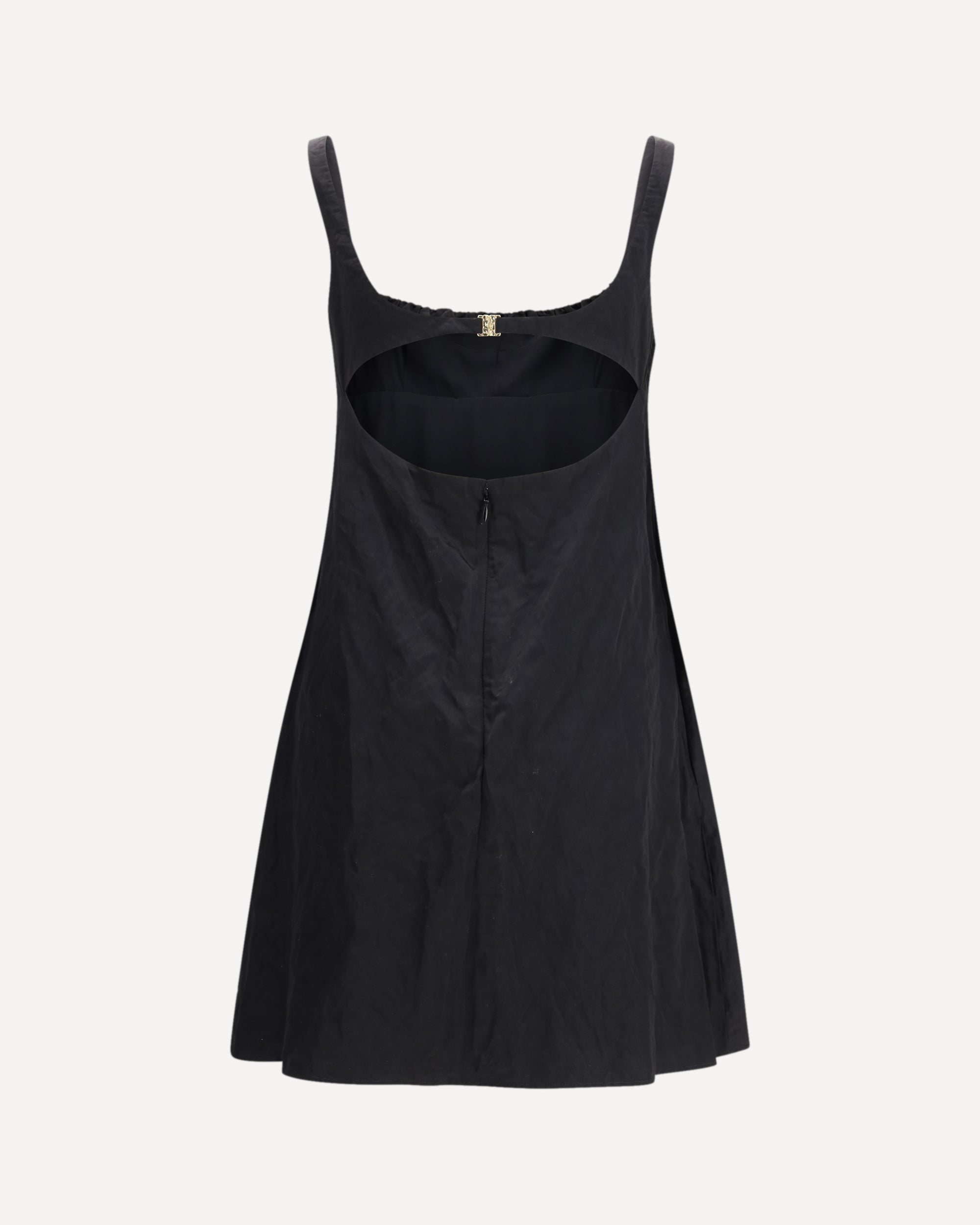 Chloé Mini Dress in washed technical satin, view 2