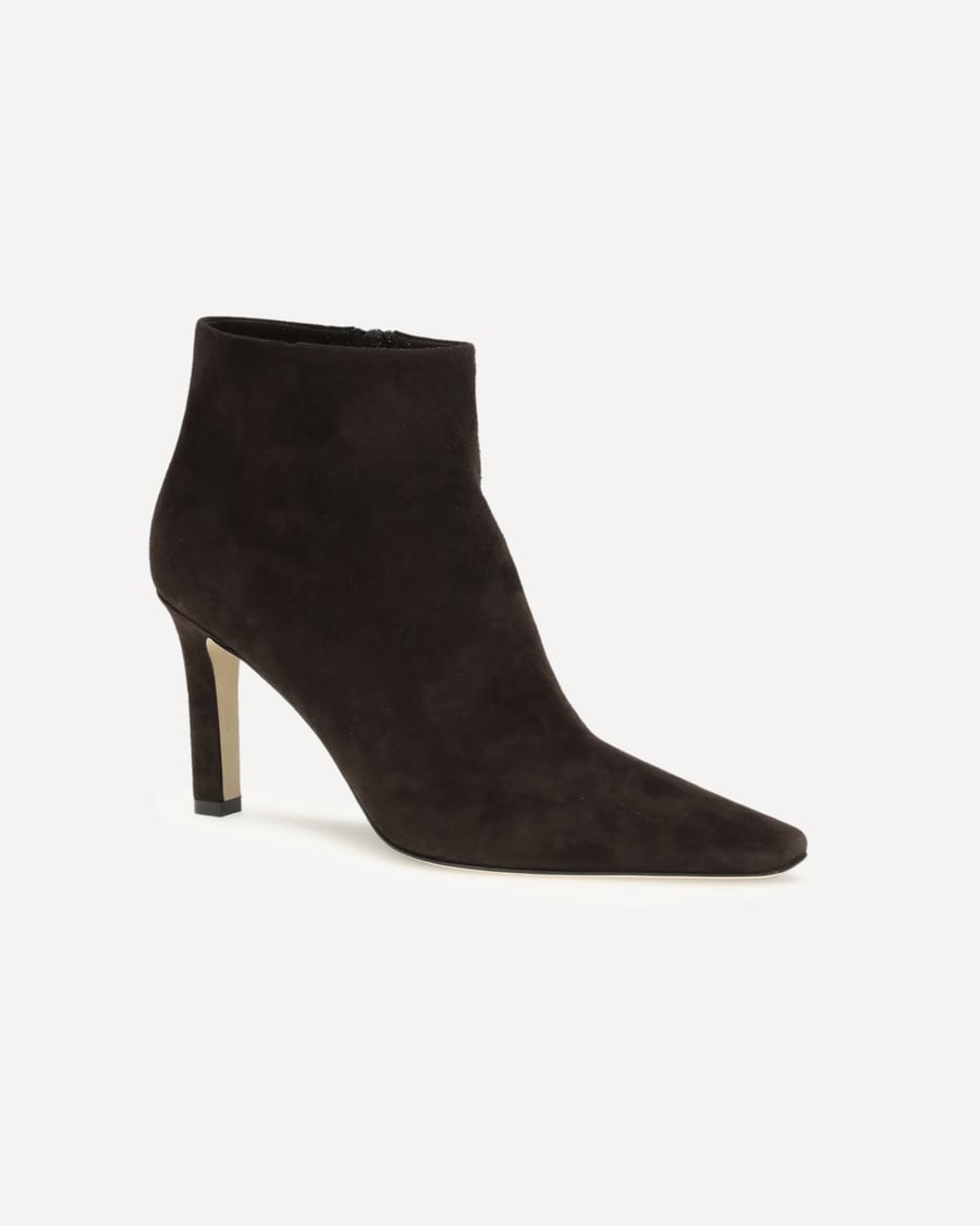 The Row Squared Toe nappa leather ankle Boots, view 4