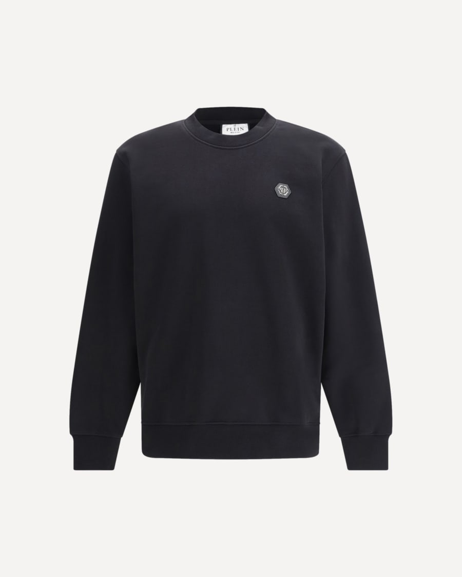 PHILIPP PLEIN Crewneck Sweatshirt with round neckline