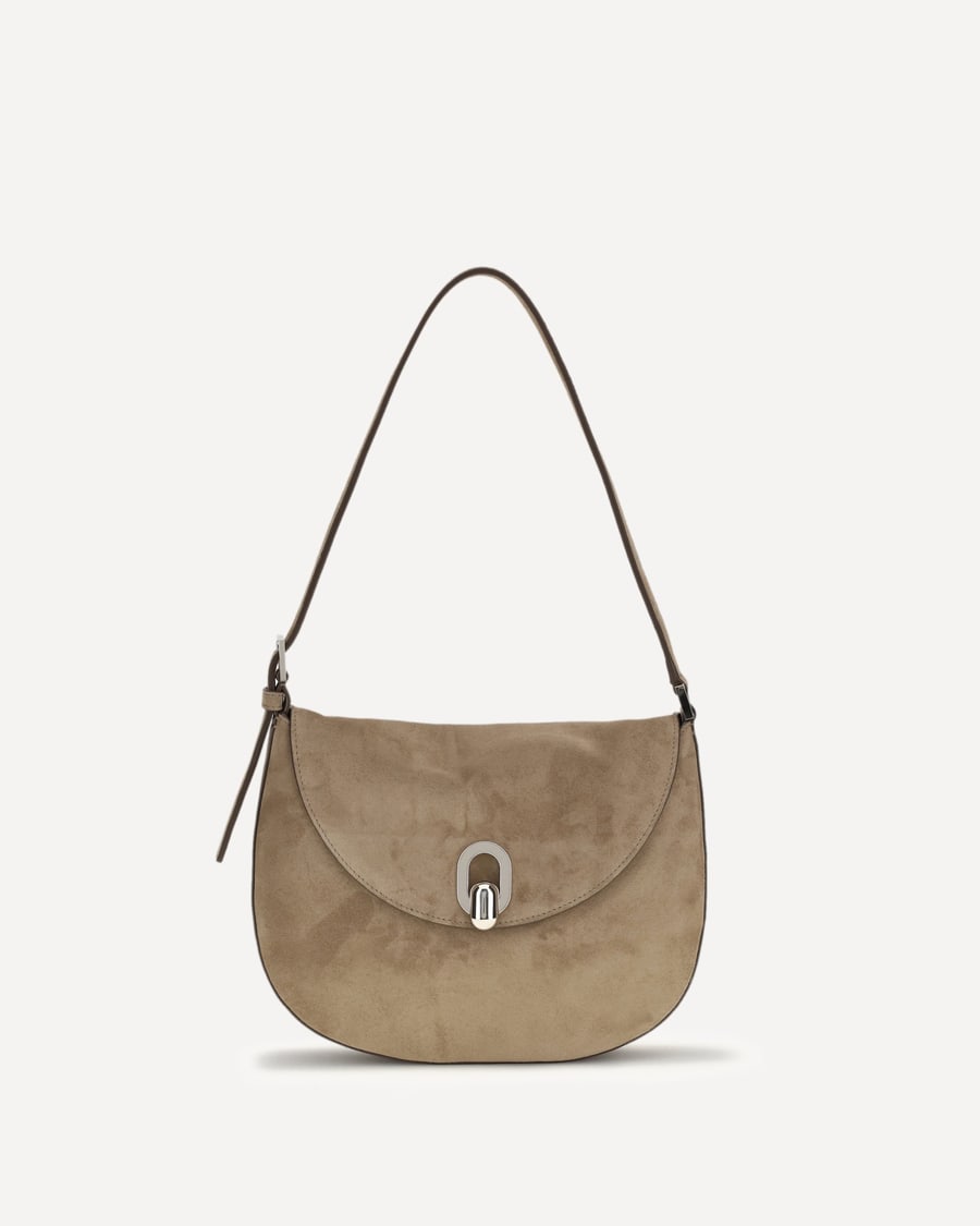 SAVETTE Savette Round Hobo Shoulder Bag